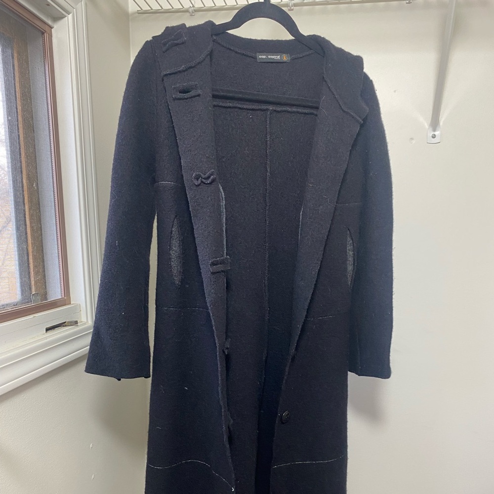 Cop.Copine Black Trench Coat